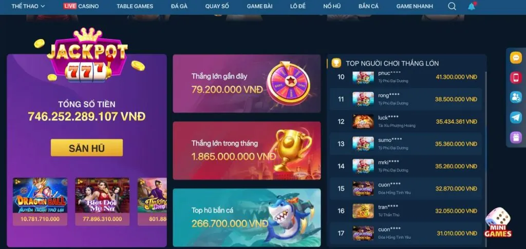 Tính năng sảnh thể thao m8win casino